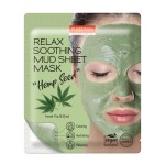 PUREDERM Soothing mud mask with hemp seeds 15g
