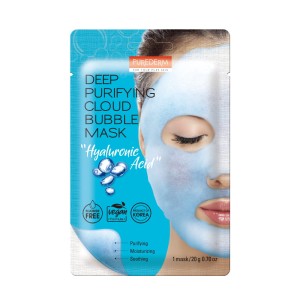 PUREDERM Bubble mask with hyaluronic acid 20g
