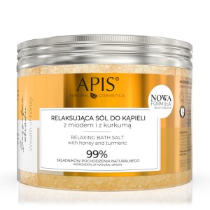 APIS Relaxing bath salt with honey and turmeric 650g