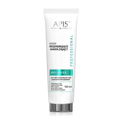 APIS API-PODO Regenerierende und feuchtigkeitsspendende Fußcreme mit Harnstoff 20% und ionisiertem Silber 100ml
