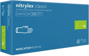 Handschuhe Nitrylex CLASSIC BLUE 100 S