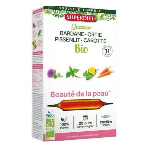Super Diet Bardane Beauté Peau - Schöne und reine Haut 20x15ml