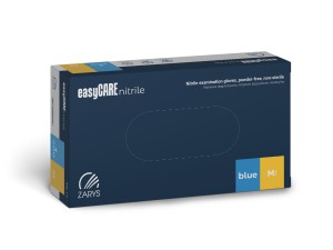 easyCARE puderfreie Nitril-Handschuhe BLUE – 100 Stück, M