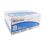 Embecta Micro-Fine 0,3 x 8mm 0,5 ml syringes 100 pcs.